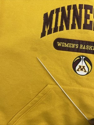 Vintage Minnesota Golden Gophers Womens Basketball Sweatshirt Hoodie XL NCAA