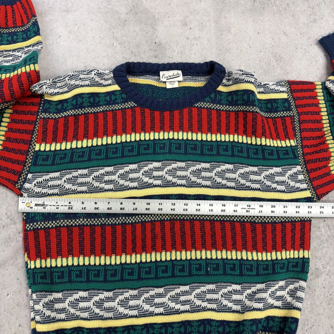Vintage Eurobelle Crewneck Sweater Size Large