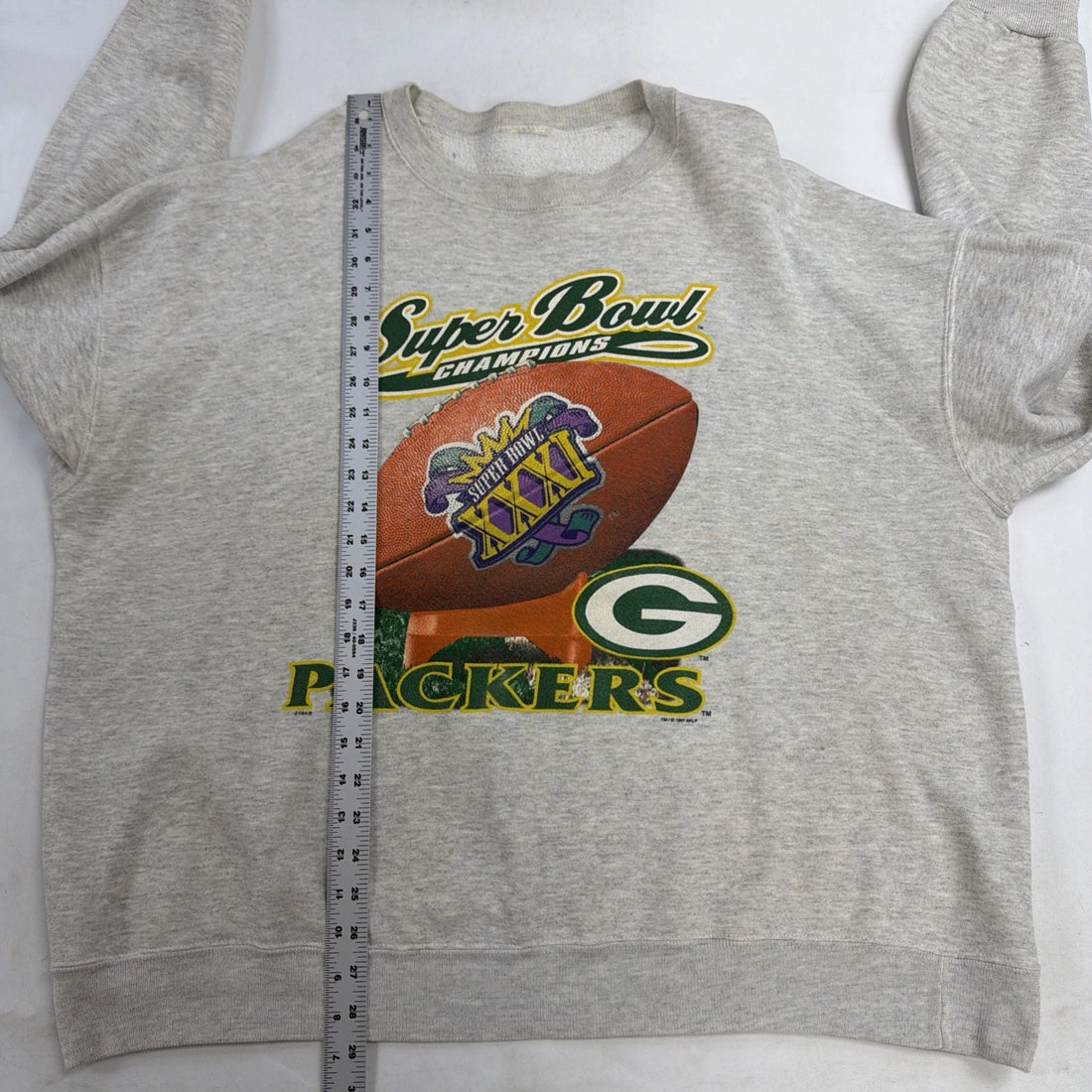 Vintage Green Bay Packers Super Bowl XXXI Champs Sweatshirt Size XL 90s NFL