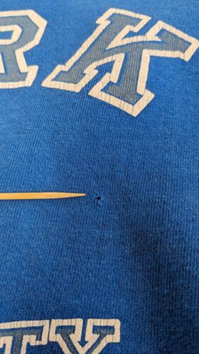 Vintage York University Crest Crewneck Sweatshirt Size Large 80s