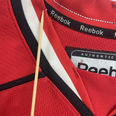 White Hawks Reebok Authentic Hockey Jersey Size 58 Goalie Style