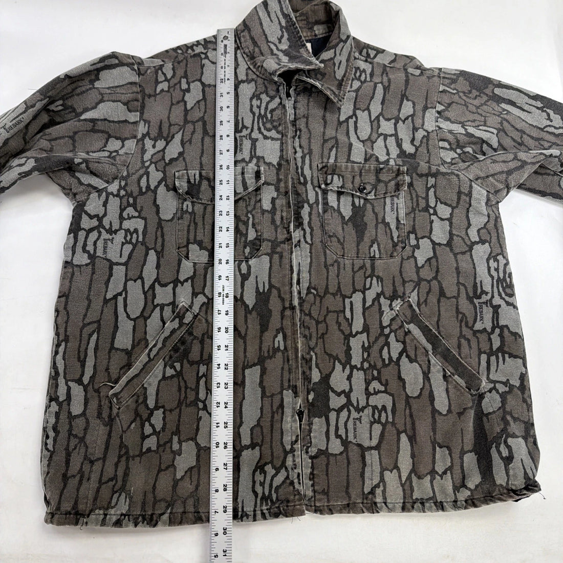 Vintage Garden Mountain Camo Shirt Jacket Size XL