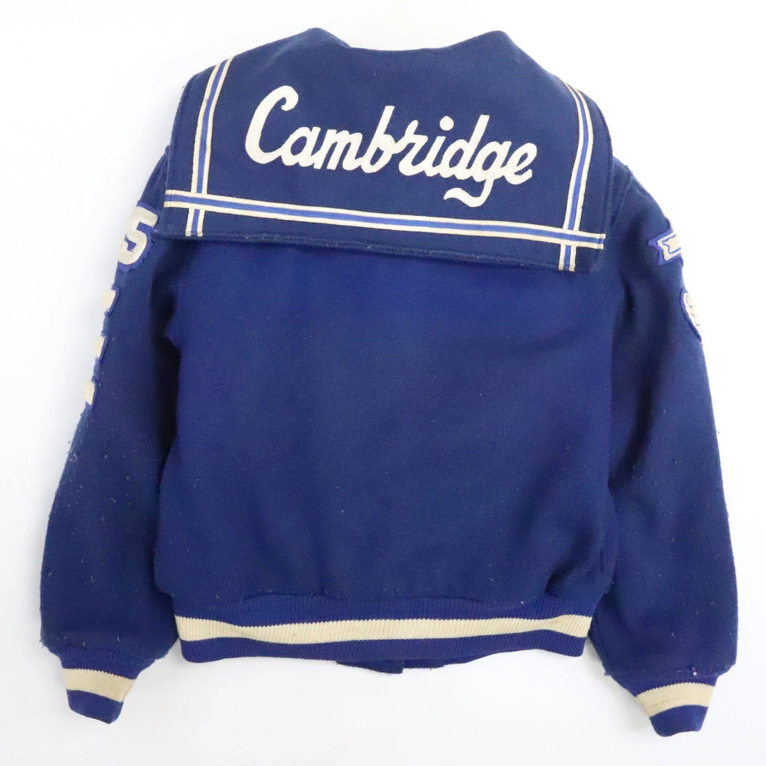 Vintage Cambridge Cheerleader Wool Varsity Letterman Jacket Size XS 80s