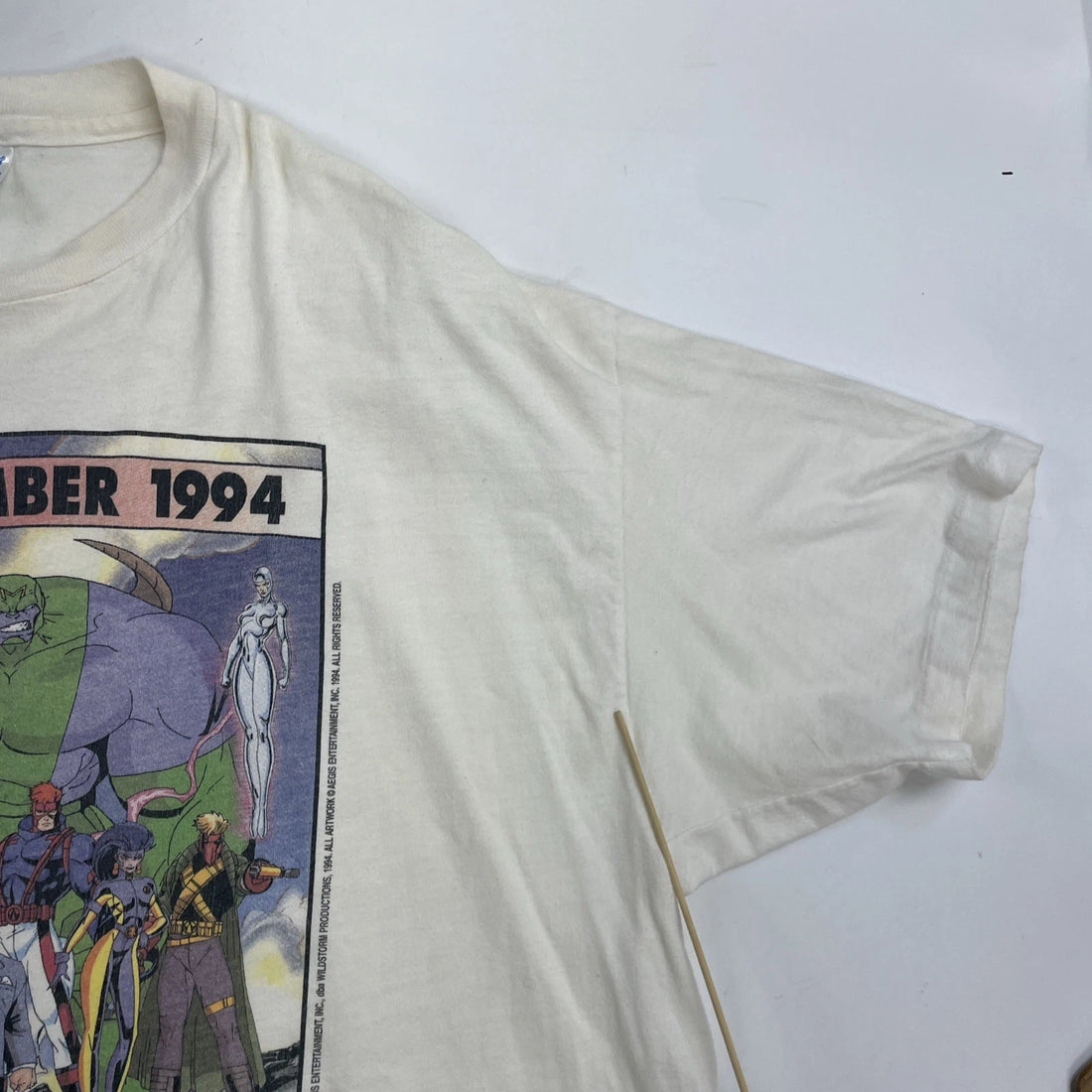 Vintage Wildcats The Animated Series T-Shirt Size XL Comics 1994