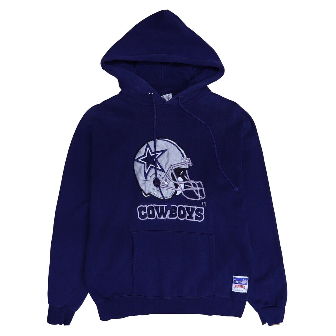 Vintage Dallas Cowboys Nutmeg Sweatshirt Hoodie Size Large NFL