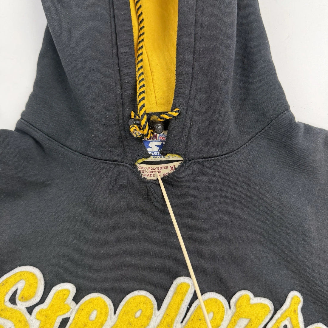 Vintage Pittsburgh Steelers Starter Sweatshirt Hoodie Size XL NFL