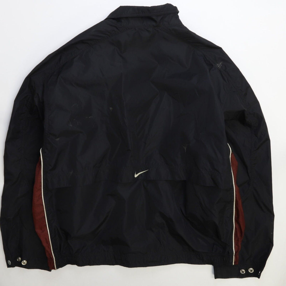 Vintage Nike Windbreaker Light Jacket Size XL Black