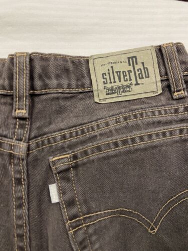 Vintage Levi Strauss & Co Silver Tab Denim Jeans Size 32 X 34 Relaxed Fit