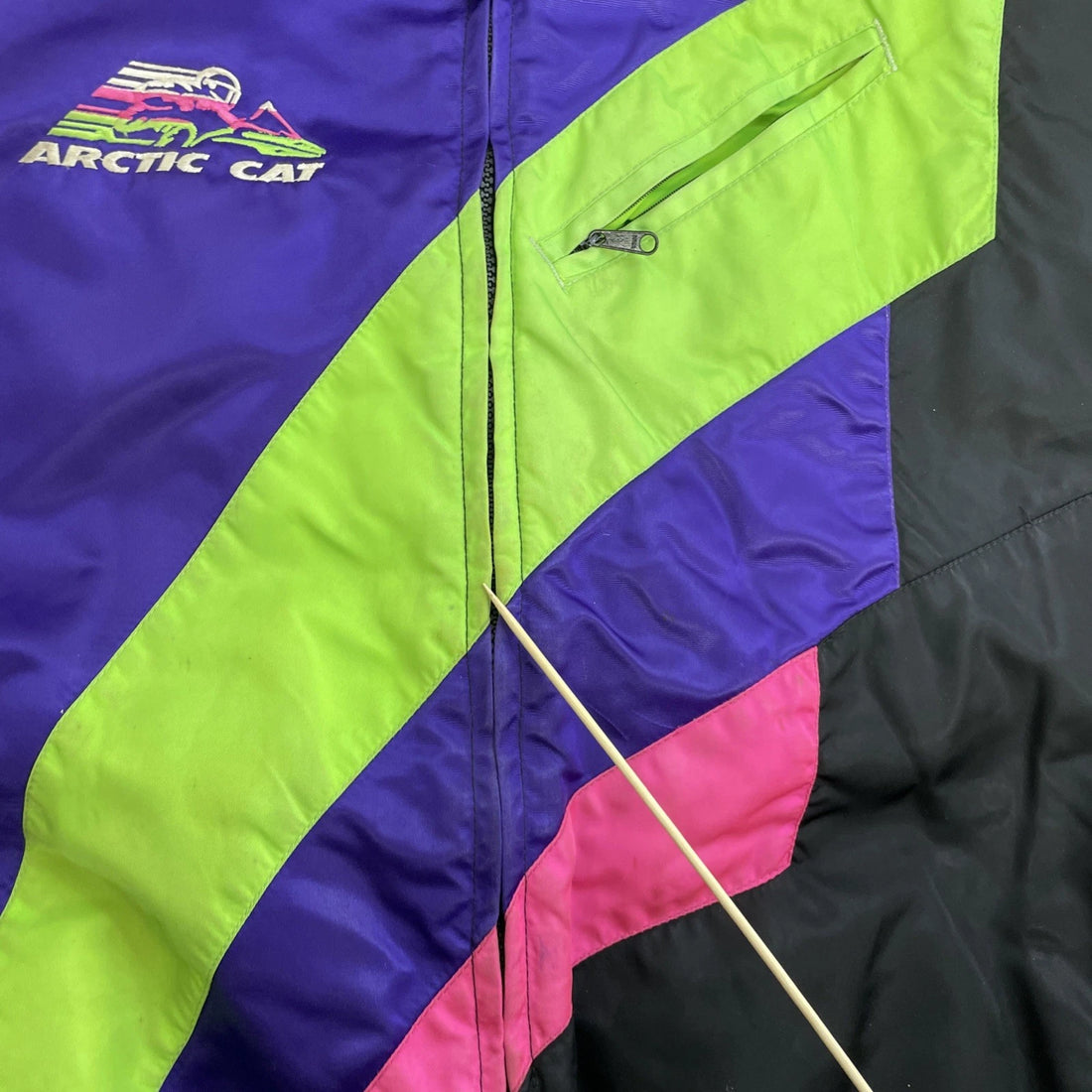Vintage Arctic Cat Arctic Wear Snowmobile Racing Jacket Size XL