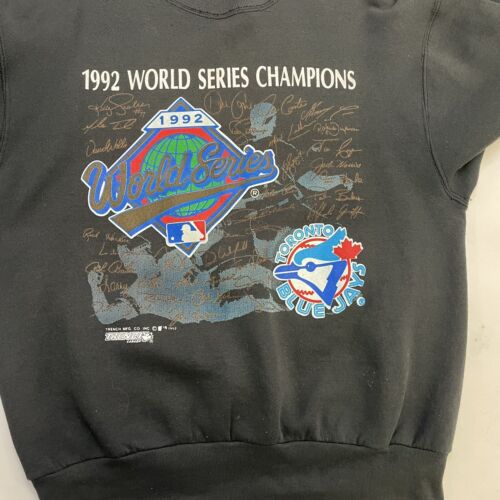 Vintage Toronto Blue Jays World Series Champions Sweatshirt Large 1992 90s MLB