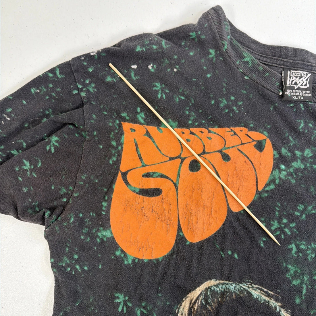 Vintage The Beatles Rubber Soul T-Shirt Size XL All Over Print 90s