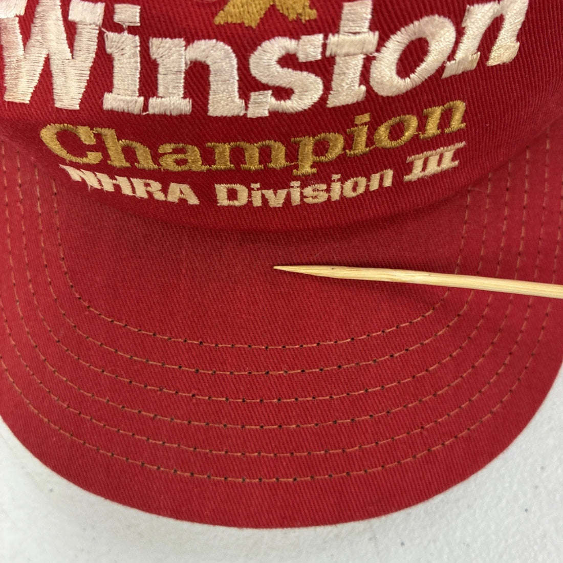 Vintage Winston Champion NHRA Drag Racing Snapback Hat OSFA