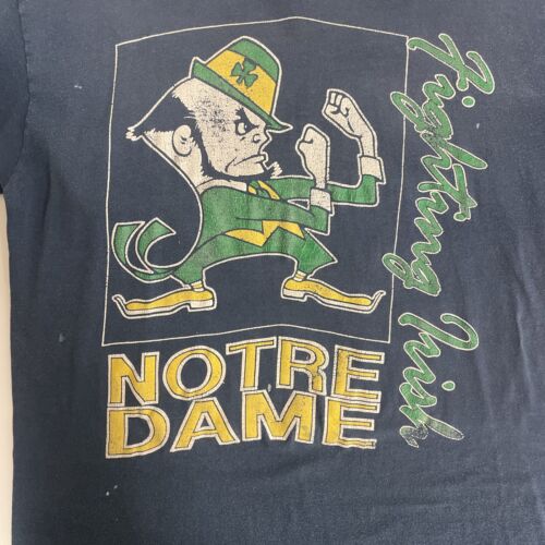 Vintage Notre Dame Fighting Irish T-Shirt Size XL 90s NCAA