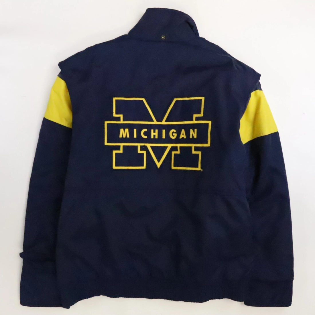 Vintage Michigan Wolverines Nike Puffer Bomber Jacket Size XL NCAA