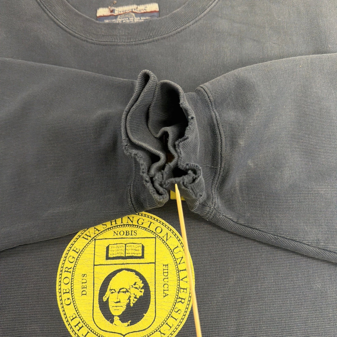 Vintage George Washington Champion Reverse Weave Sweatshirt Size 2XL