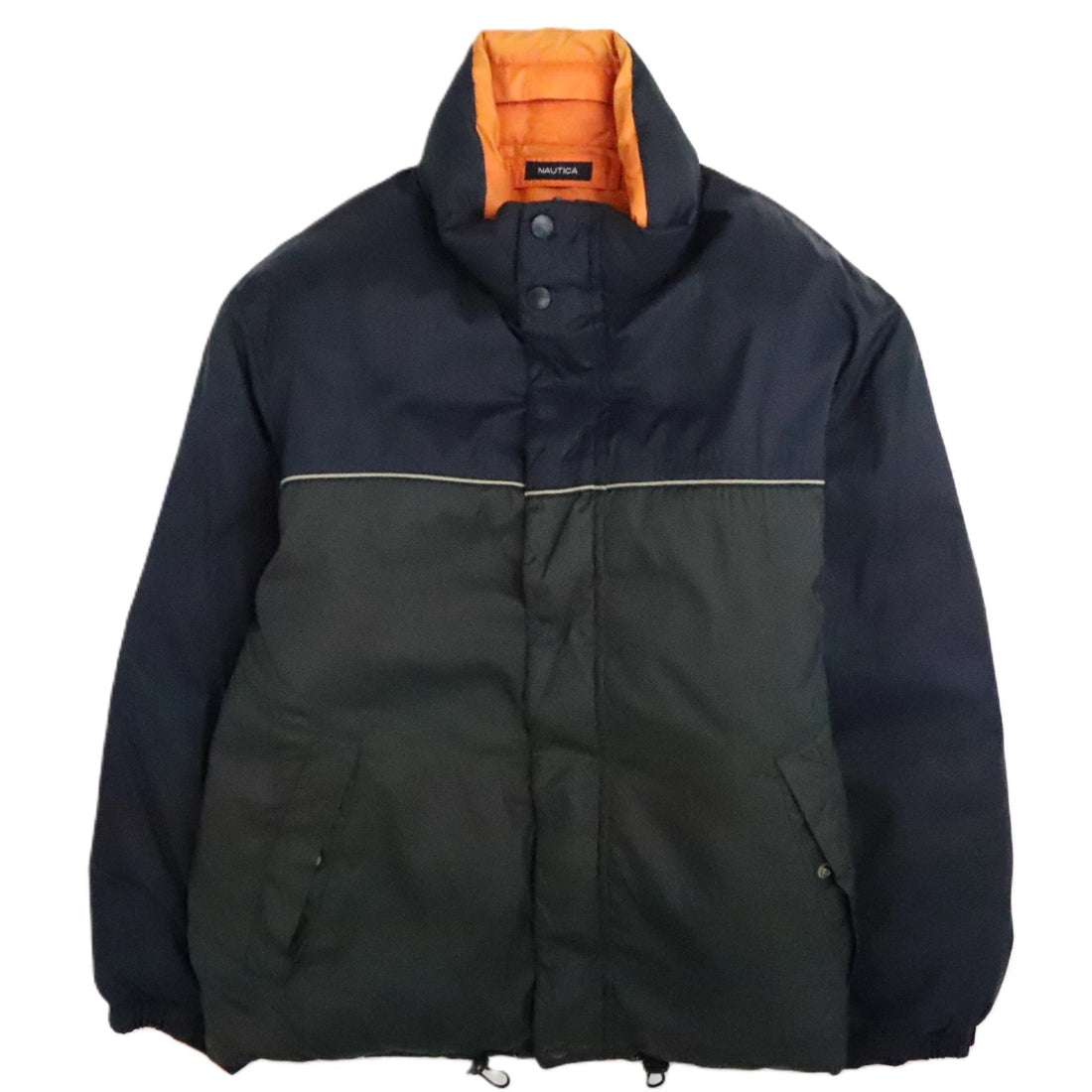 Nautica Puffer Jacket Size Large Insulated Reversible