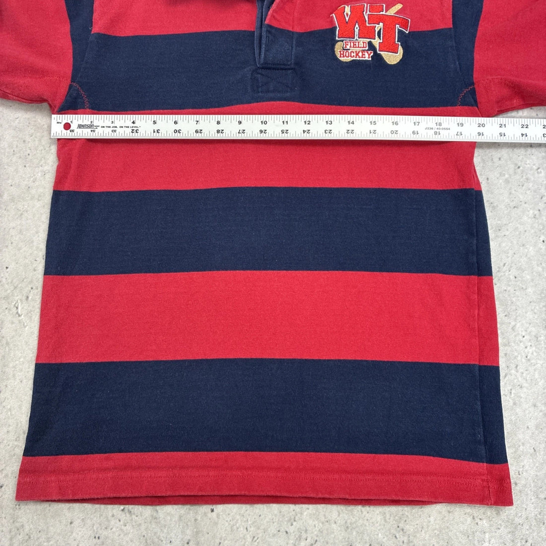 Vintage WT Field Hockey Barbarian Rugby Shirt Size Medium