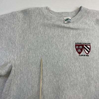 Vintage Harvard Radcliffe Crewneck Sweatshirt Size Large 90s