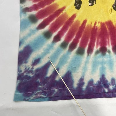 Vintage Kiss Destroyer Tie Dye T-Shirt Size XL Band Tee 1997 90s