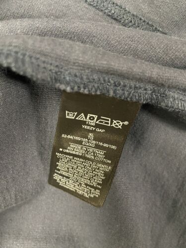Yeezy Gap Unreleased Long Sleeve T-Shirt Size XL Navy Blue
