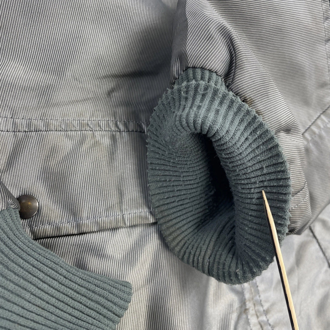 Vintage Ski-Doo Snowmobile Racing Jacket Size 42 Gray Insulated