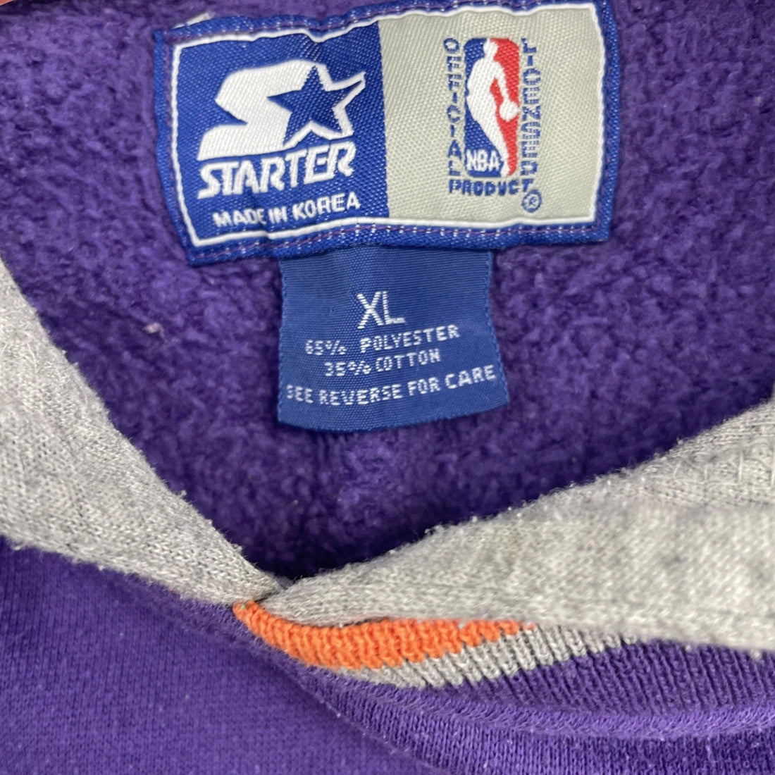Vintage Phoenix Suns Starter Sweatshirt Hoodie Size XL 90s NBA