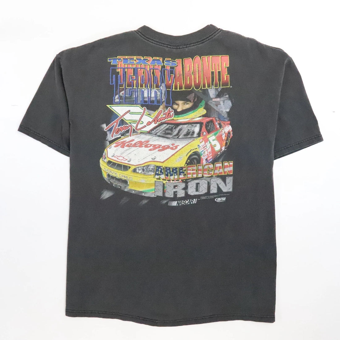 Vintage Terry LaBonte Racing T-Shirt Size XL Double Sided 2000 NASCAR