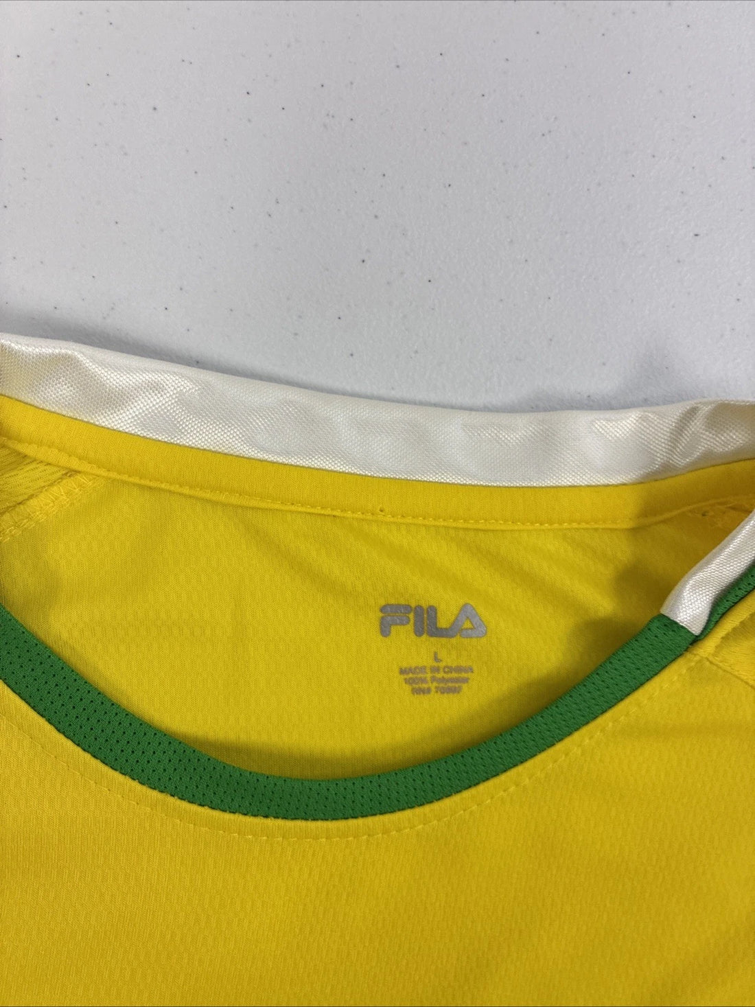 Brazil Fila Soccer Football Jersey Size Large