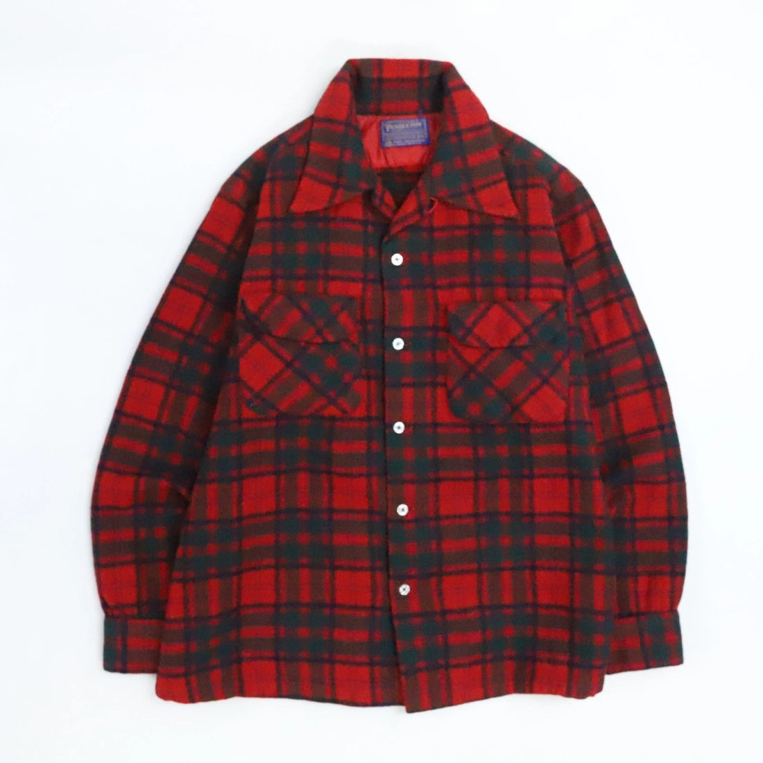 Vintage Pendleton Wool Board Button Up Shirt Size Medium