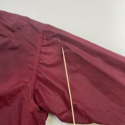 Vintage Spanjian Pasadena Minnesota Light Bomber Jacket Size 46 Burgundy 50s