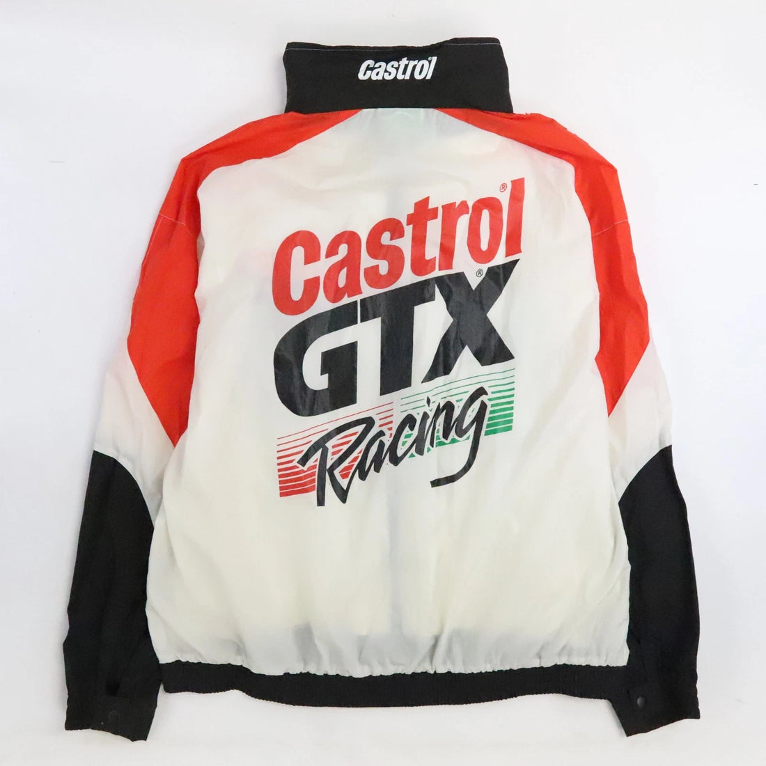 Vintage Castrol GTX Racing Windbreaker Light Jacket Size XL
