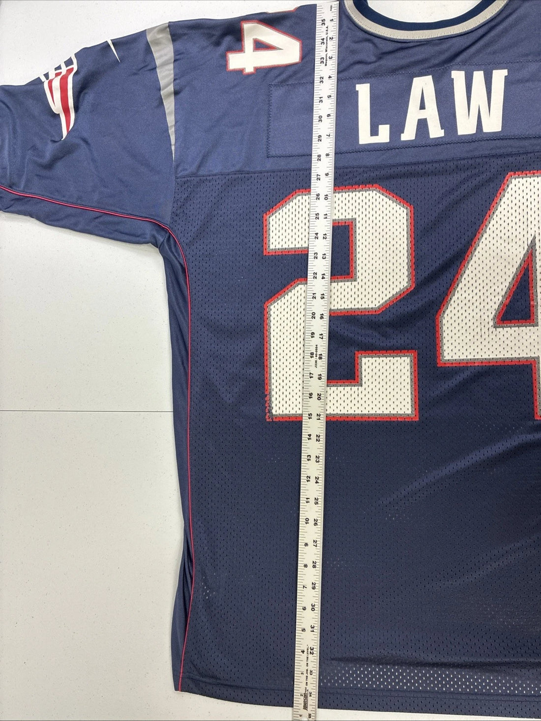 Vintage New England Patriots Ty Law Nike Jersey Size 2XL NFL