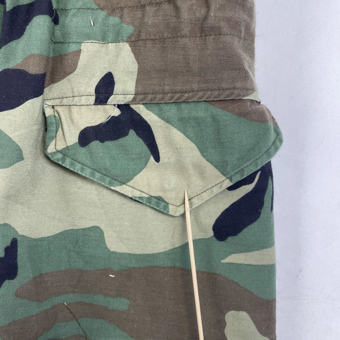 Military Cold Weather Field Woodland Camo Jacket Size Medium