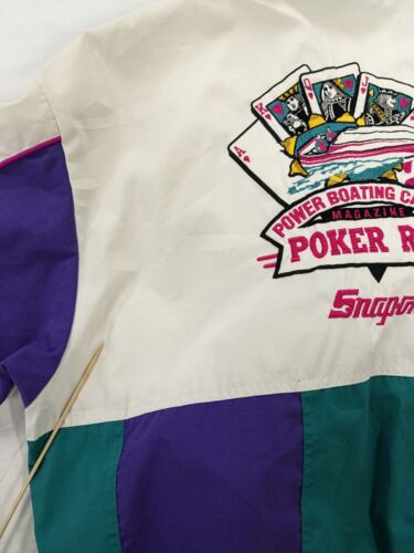 Vintage Snap-On Choko Power Boating Poker Run Light Jacket Size Medium