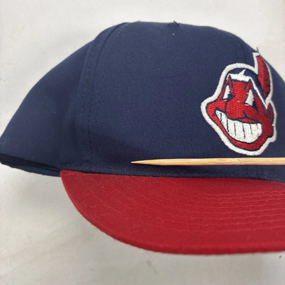 Vintage Cleveland Indians G Cap Snapback Hat OSFA Chief Wahoo MLB