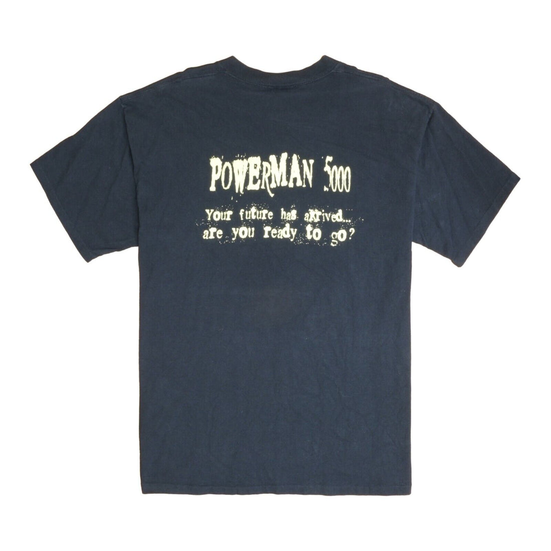 Vintage Powerman 5000 Tonight The Stars Revolt T-Shirt Size XL 1999 90s