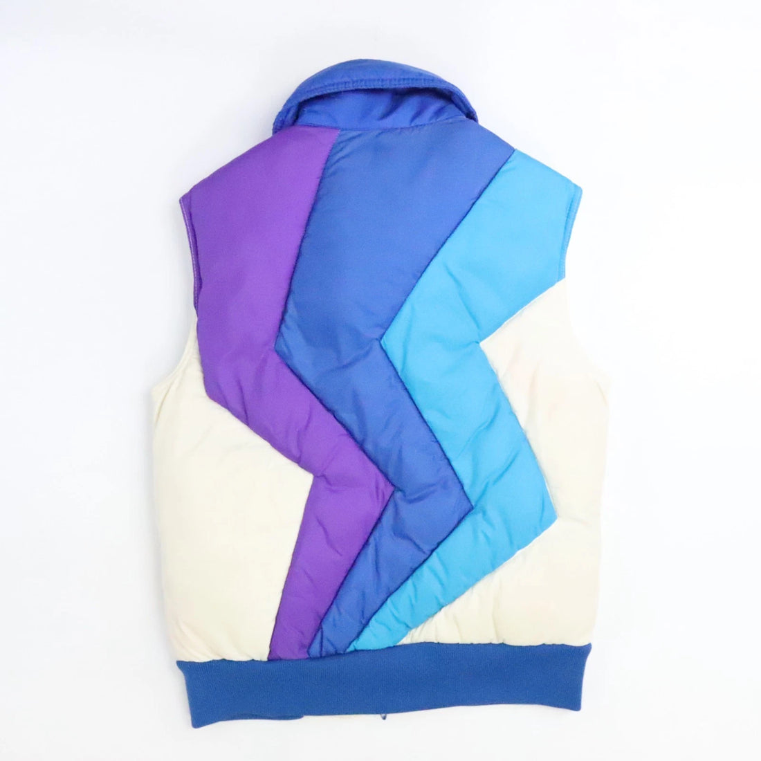 Vintage Mountain Goat White Stag Puffer Vest Jacket Size Small Insulated