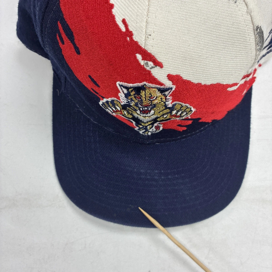 Vintage Florida Panthers Splash Logo Athletic Snapback Hat OSFA 90s NHL