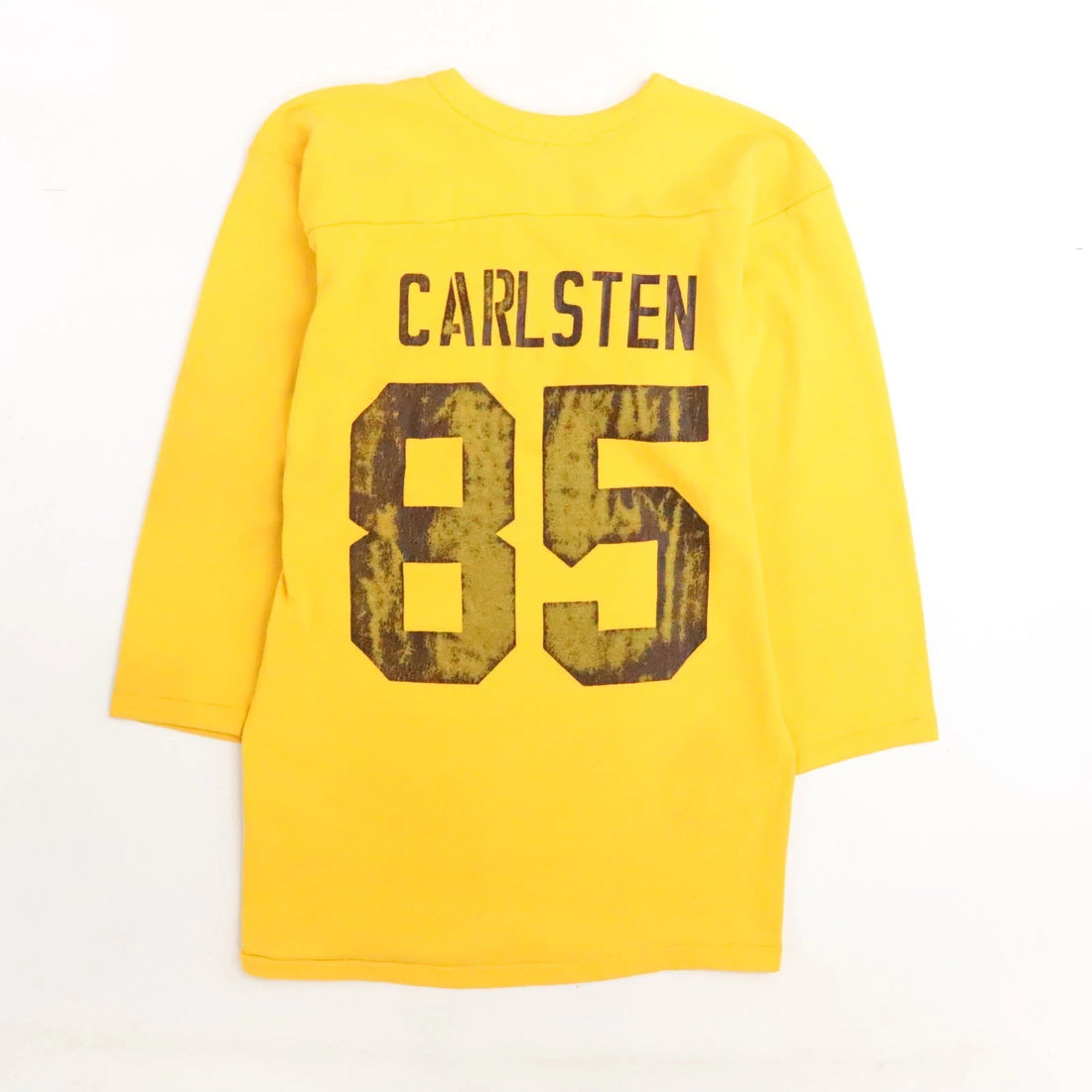 Vintage Harding Russell Athletic Raglan T-Shirt Size Medium Yellow 70s