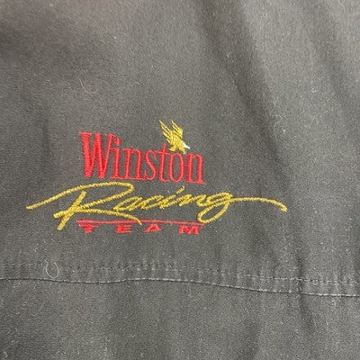 Vintage Winston Racing Team Bomber Jacket Size Large
