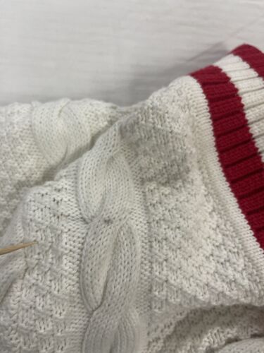 Tommy Hilfiger Knit V-Neck Sweater Size 2XL Cable Knit