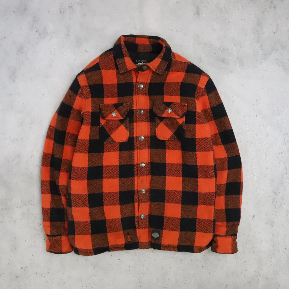 Harley Davidson Shirt Jacket Size Medium Buffalo Plaid
