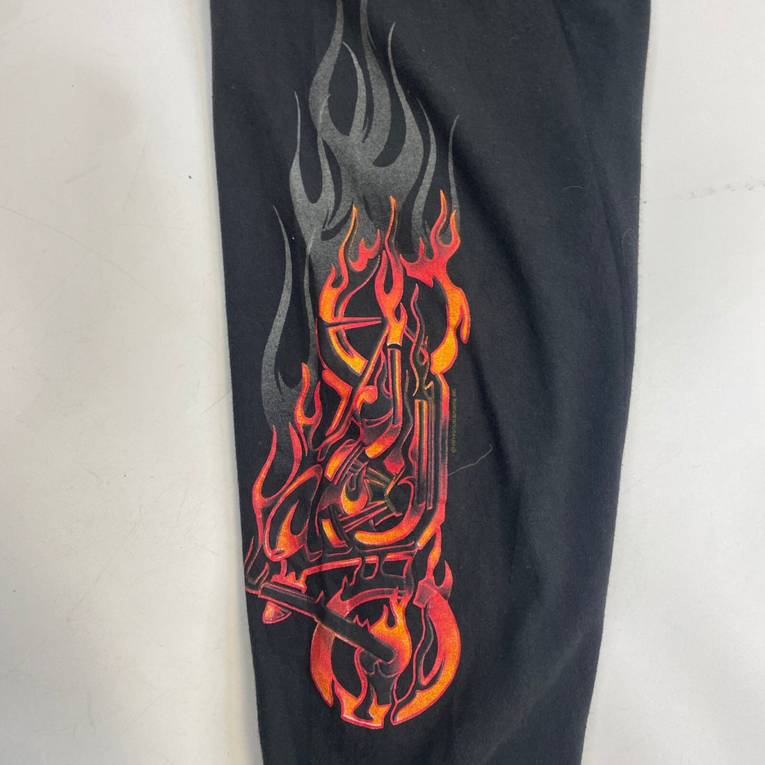 Hot Leathers Motorcycle Long Sleeve T-Shirt Size 2XL