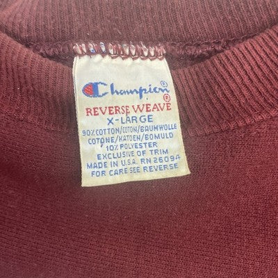 Vintage Harvard Crimson Champion Reverse Weave Crewneck Sweatshirt XL 90s NCAA