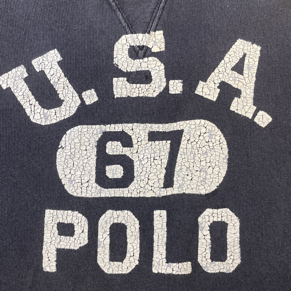 Polo Ralph Lauren USA Sweatshirt Hoodie Size XL Black