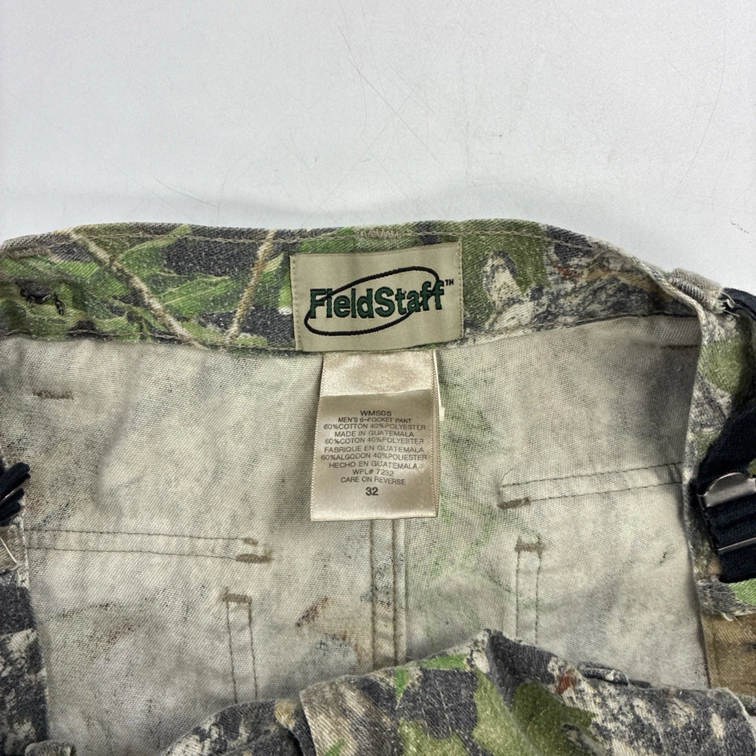 Fieldstaff Mossy Oak Camo Cargo Utility Pants Size 32