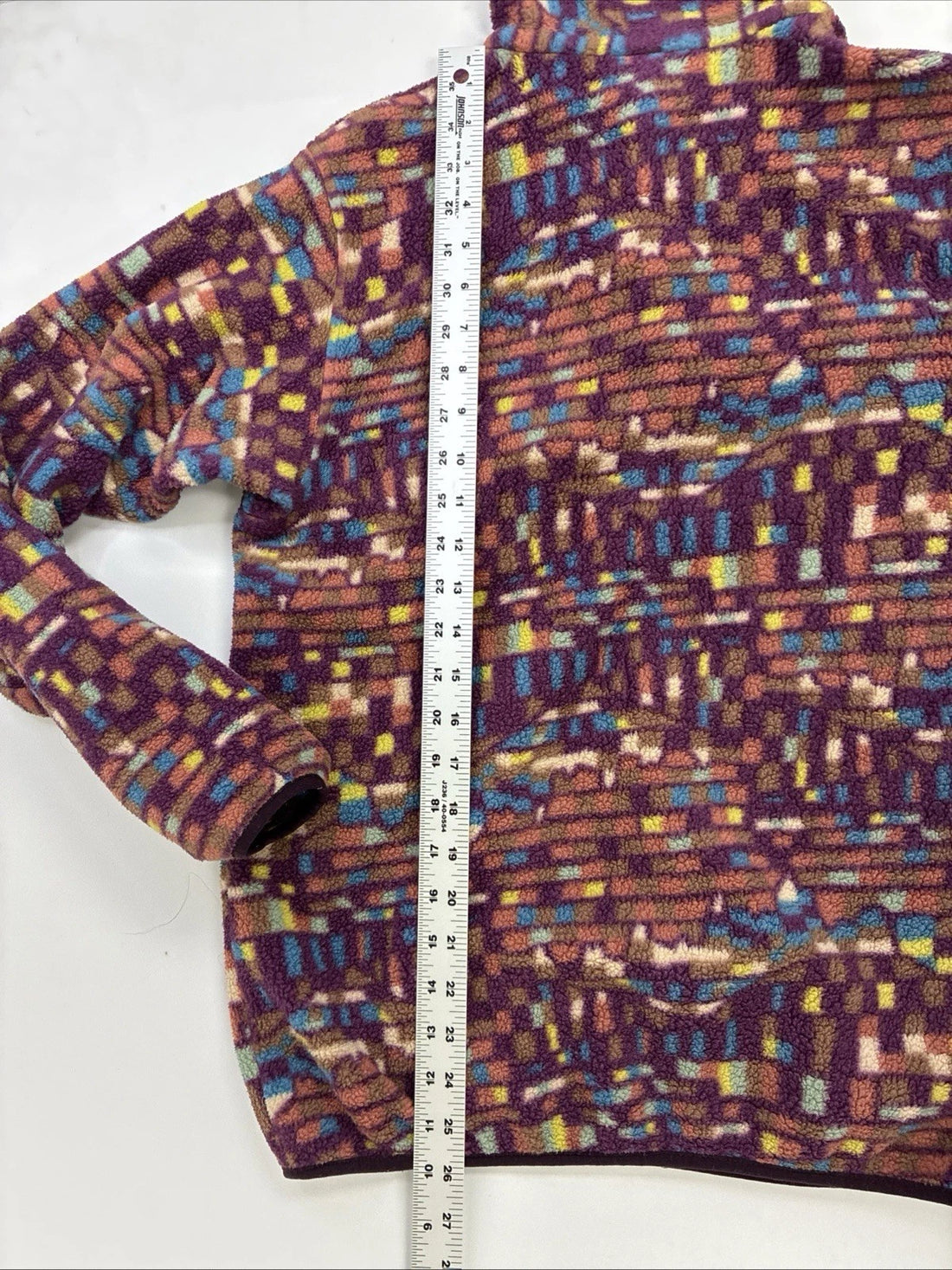Patagonia Fitz Roy Synchilla Snap T Fleece Jacket Womens Size Medium