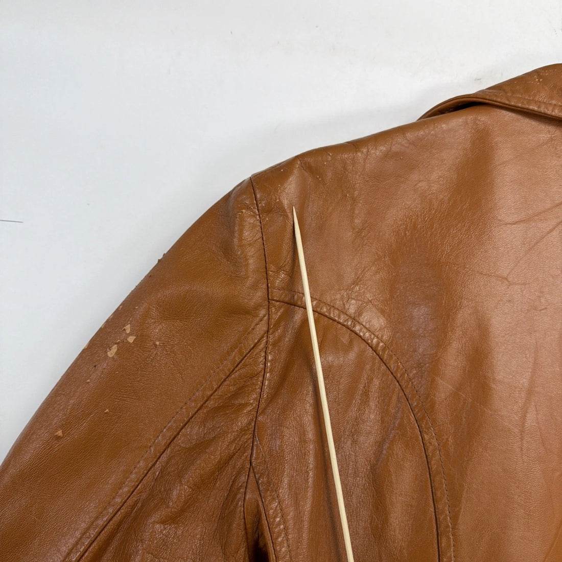 Vintage Craft Canada Leather Coat Jacket Size 40