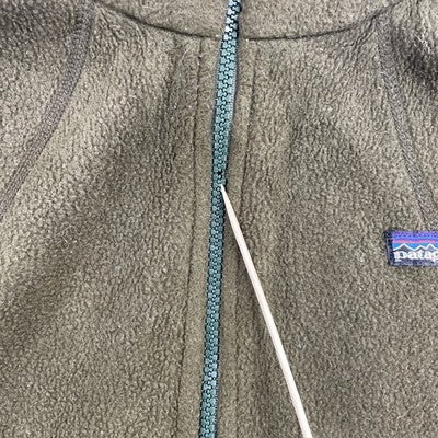 Vintage Patagonia Synchilla Full Zip Fleece Jacket Size Medium Green