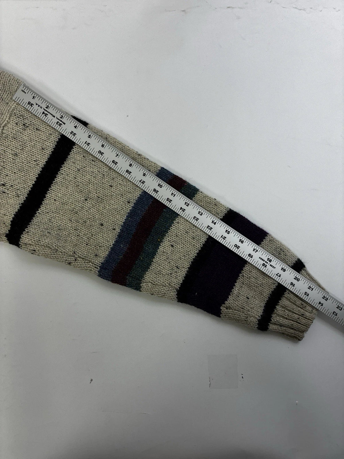 Vintage Etchings Western Aztec Wool Knit Crewneck Sweater Size Medium